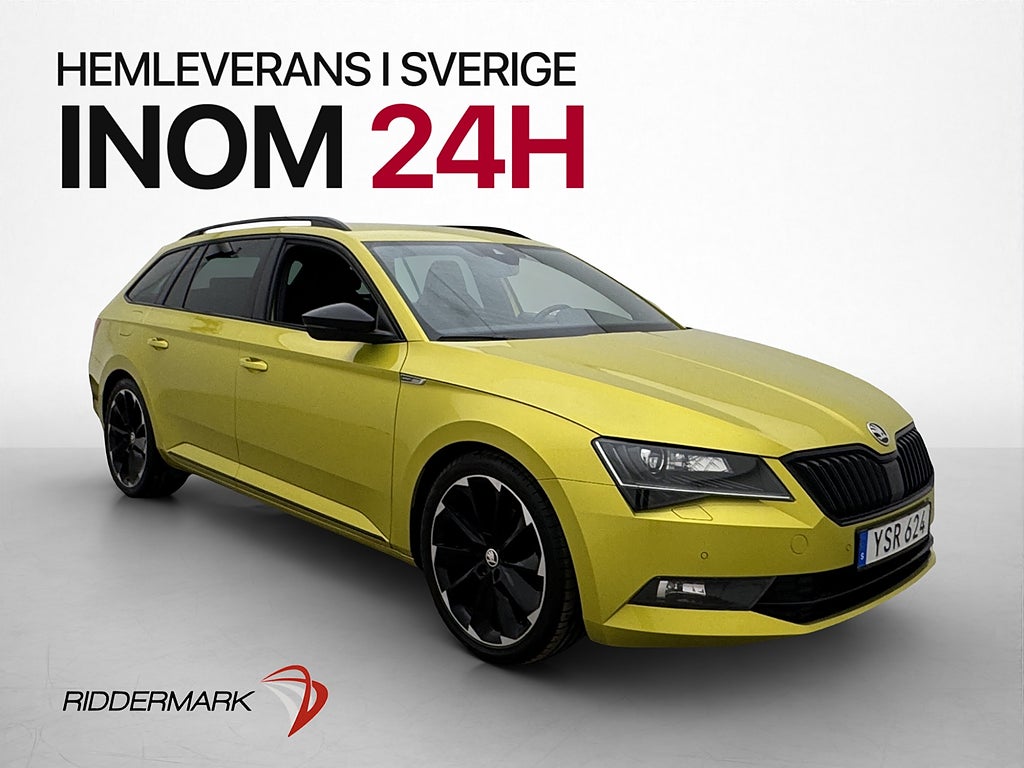 Skoda Superb 2.0 TDI 190hk 4x4 Cockpit Värmare Canton Drag