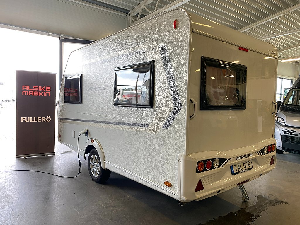 Weinsberg CaraOne 390 QD / Förtält / Elpatron / 1350kg - Weinsberg