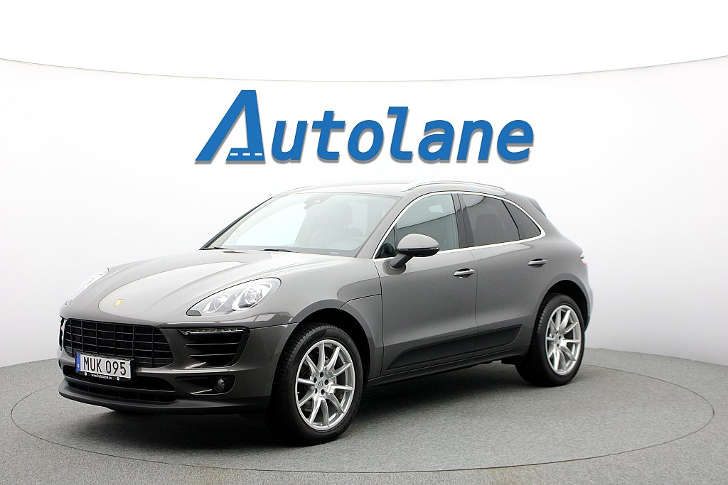Porsche Macan S Chrono, BOSE®, PASM, Läder, Minnestolar 340hk