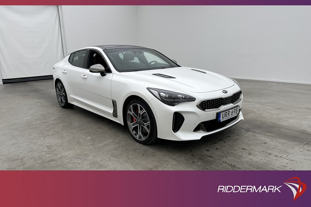 Kia Stinger GT V6 AWD 366hk Pano H/K HUD 360° Navi Brembo