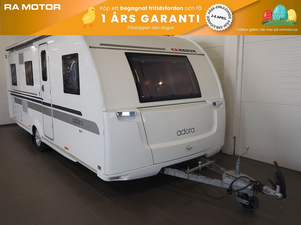 Adria Adora 563 PT Barnkammarvagn Alde 2014