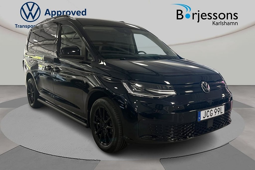 Volkswagen Caddy Cargo Maxi Black Edition max utrustad