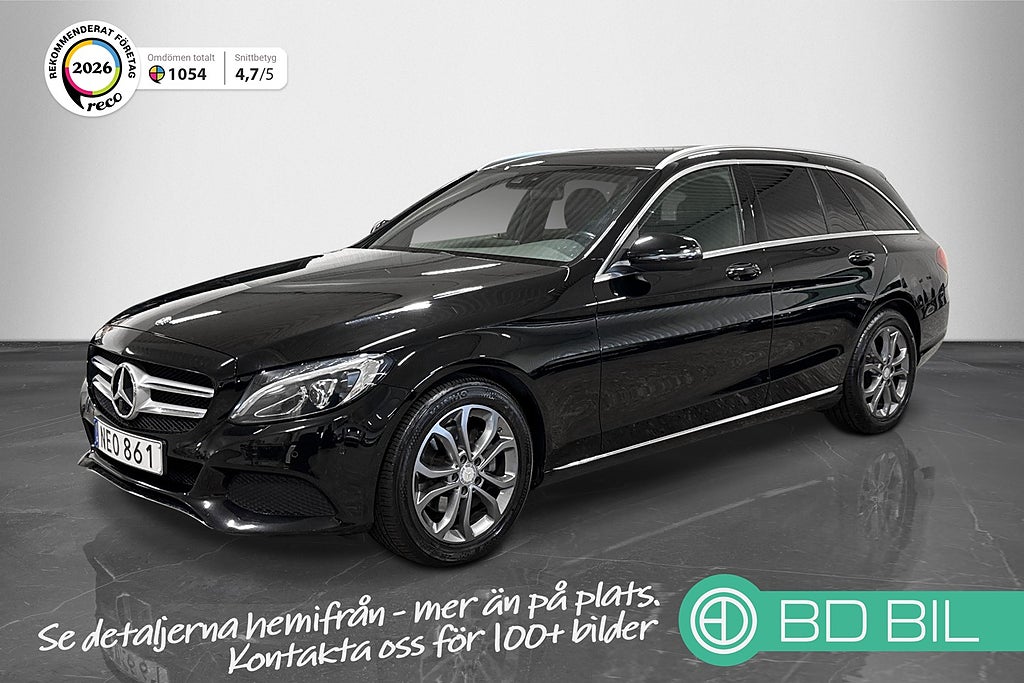 Mercedes-Benz C 200 T d AVANTGARDE VÄRMARE BACKKAMERA VÄLSERVAD DRAG