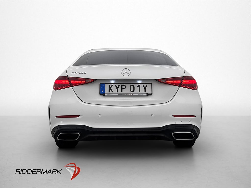 Mercedes-Benz C 220 d 200hk AMG Värm Kamera Alcantara Navi