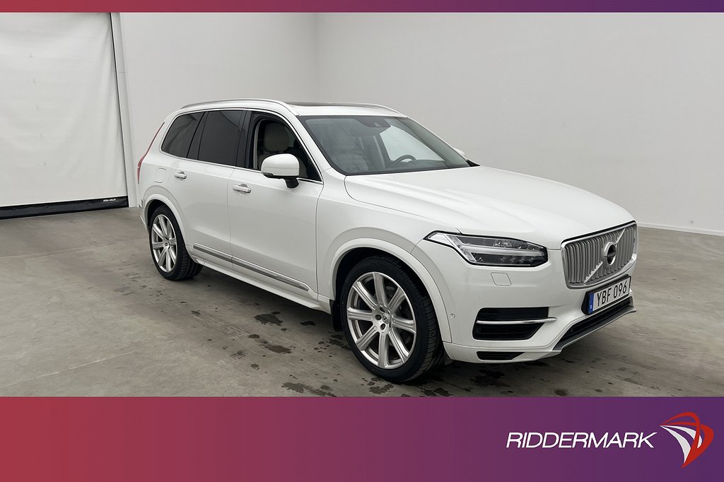 Volvo XC90 T8 AWD TwEn 407hk Inscription Pano Drag B&W VOC