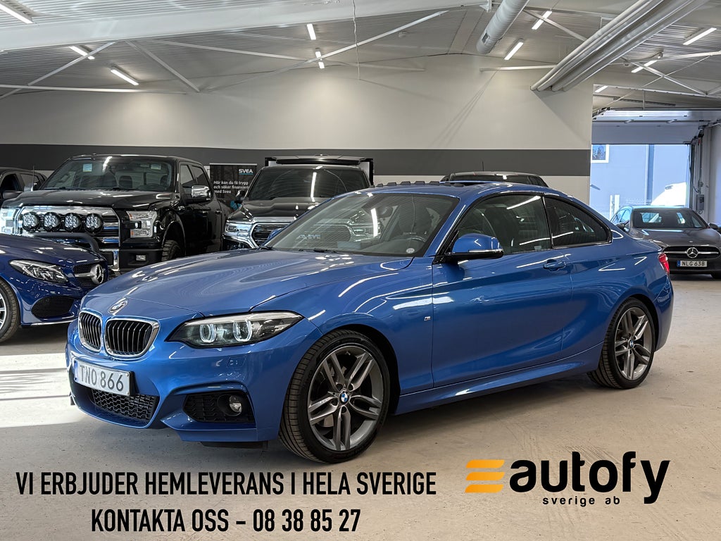 BMW 220 d Coupé M-SPORT TAKLUCKA NAVI-PRO H/K DRAG 190HK