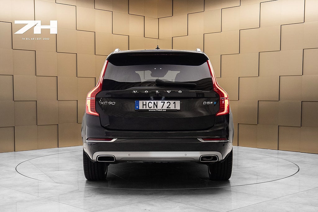 Volvo XC90 D5 AWD Inscription 7-Sits 22" HuD 360° Värmare