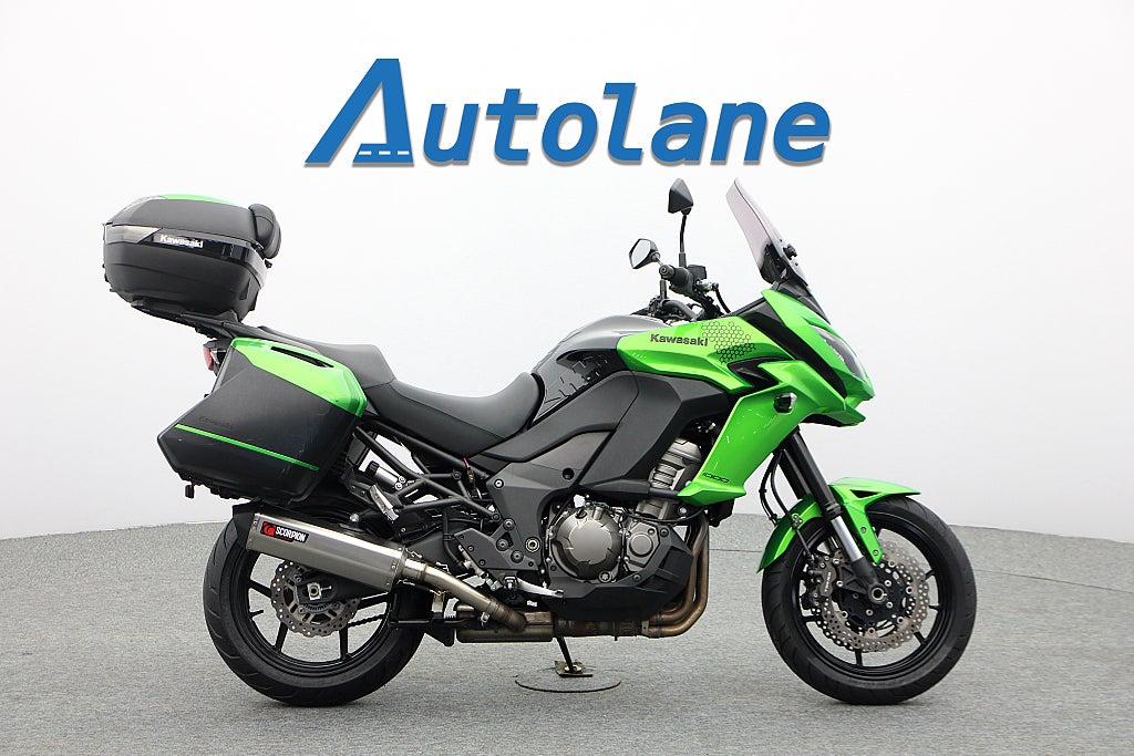 Kawasaki Versys 1000* Nya däck ABS TC sidoväskor & top-Box