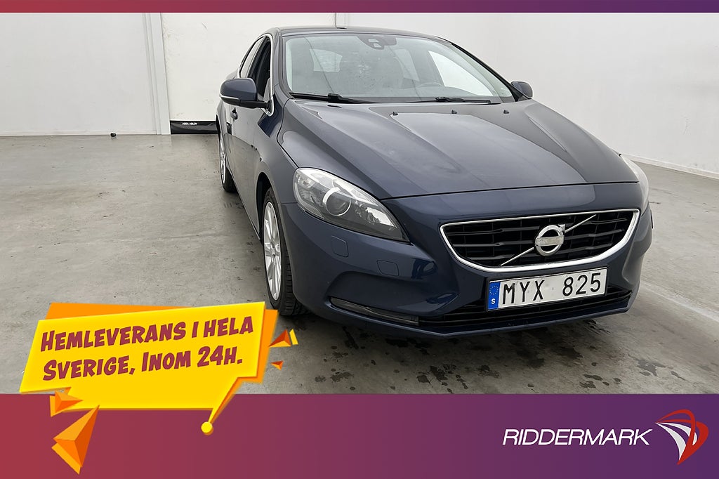Volvo V40 D3 150hk Summum Dragkrok Kamera Skinn 0,52L/mil