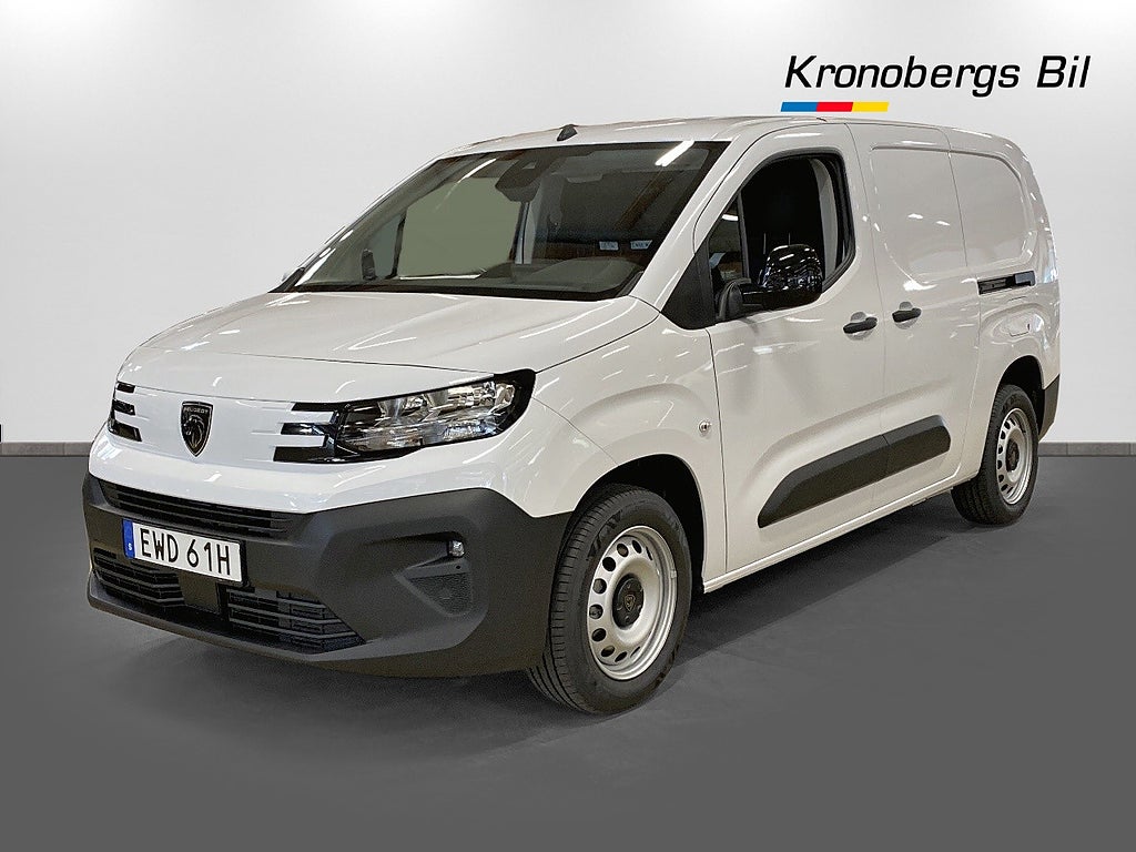 Peugeot Partner L2 Facelift 100hk diesel Dubbla dörrar, dragkrok
