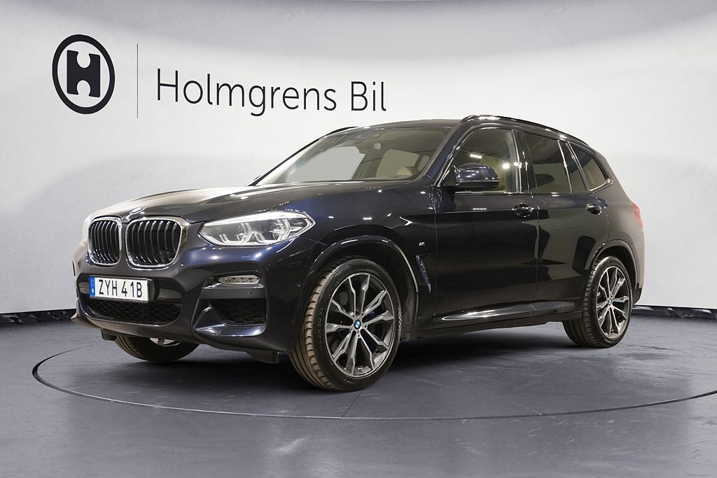 BMW X3 xDrive30d M Sport Värmare Drag Panorama Navi Prof. H K | Ränta