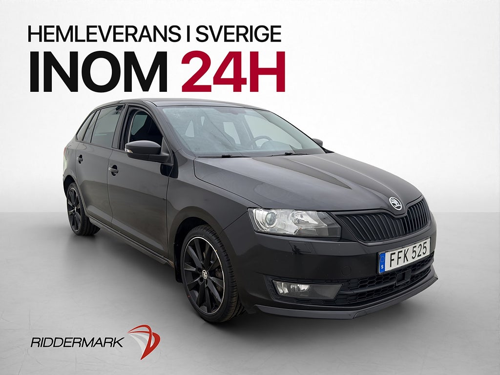 Skoda Rapid 1.2 TSI 110hk Monte Carlo Pano CarPlay