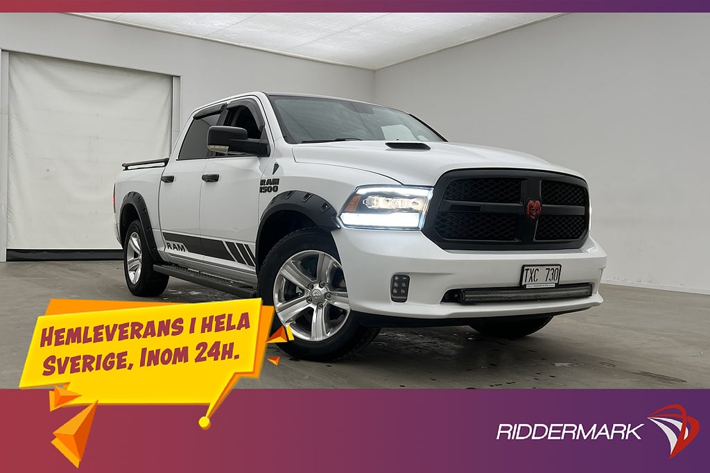 Dodge RAM Sport 5.7 4x4 M/K-Värm Drag Taklucka Alpine Skinn
