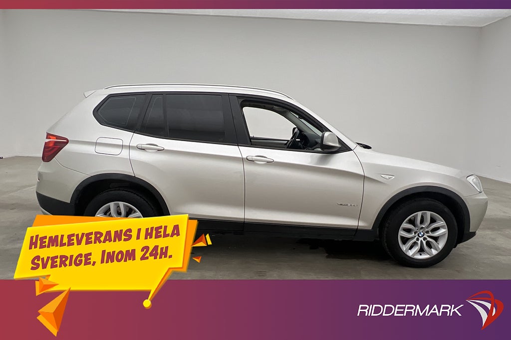 BMW X3 XDrive30d Steptronic 258hk Panorama Dragkrok Sensorer