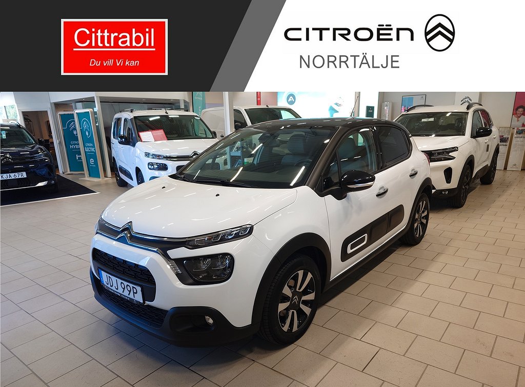 Citroën C3 SHINE 1.2 PT AUT V-hjul