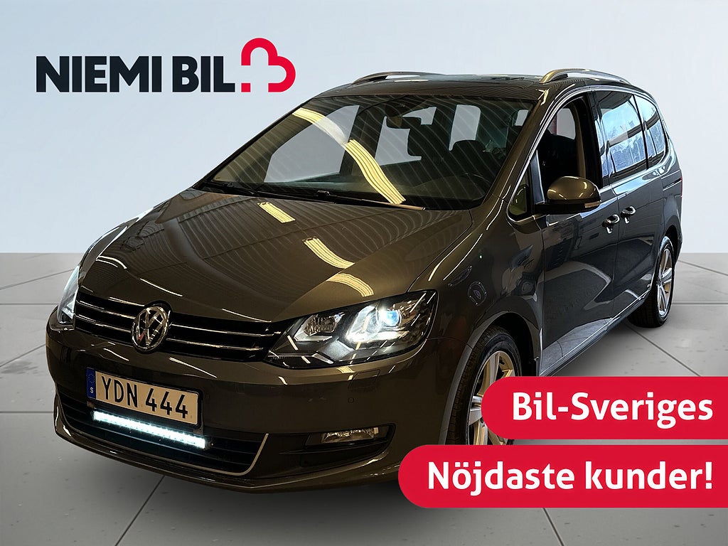 Volkswagen Sharan 7-Sits 2.0TDI Drag/Kamera/P-Värm/Pano/LED Ramp/Ny serv.