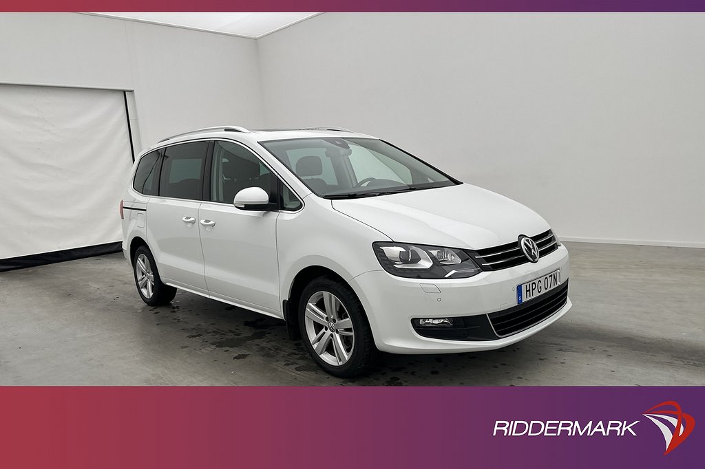 Volkswagen Sharan 2.0 TDI 150hk 7-Sits Pano Kamera Navi Drag