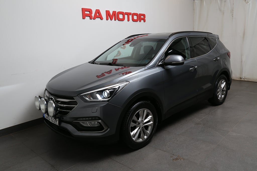 Hyundai Santa Fe 2,2 CRDi 200hk Premium AWD Aut Motorv Dragkrok 2017