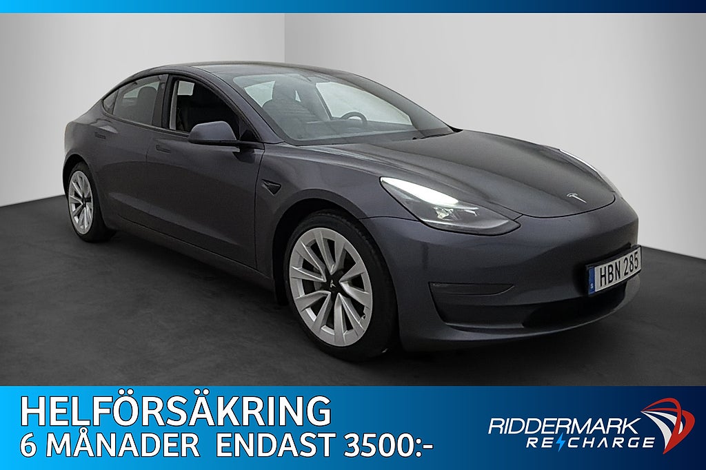 Tesla Model 3 Long Range 440hk AWD Uppgraderad AP Dragkrok