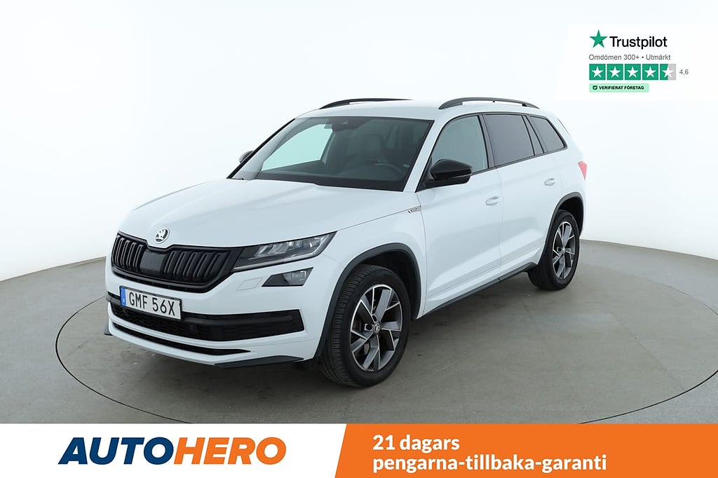 Skoda Kodiaq 7-Seater 2.0 TDI Sportline 4x4 / Värmare, Dragkrok, CarP...