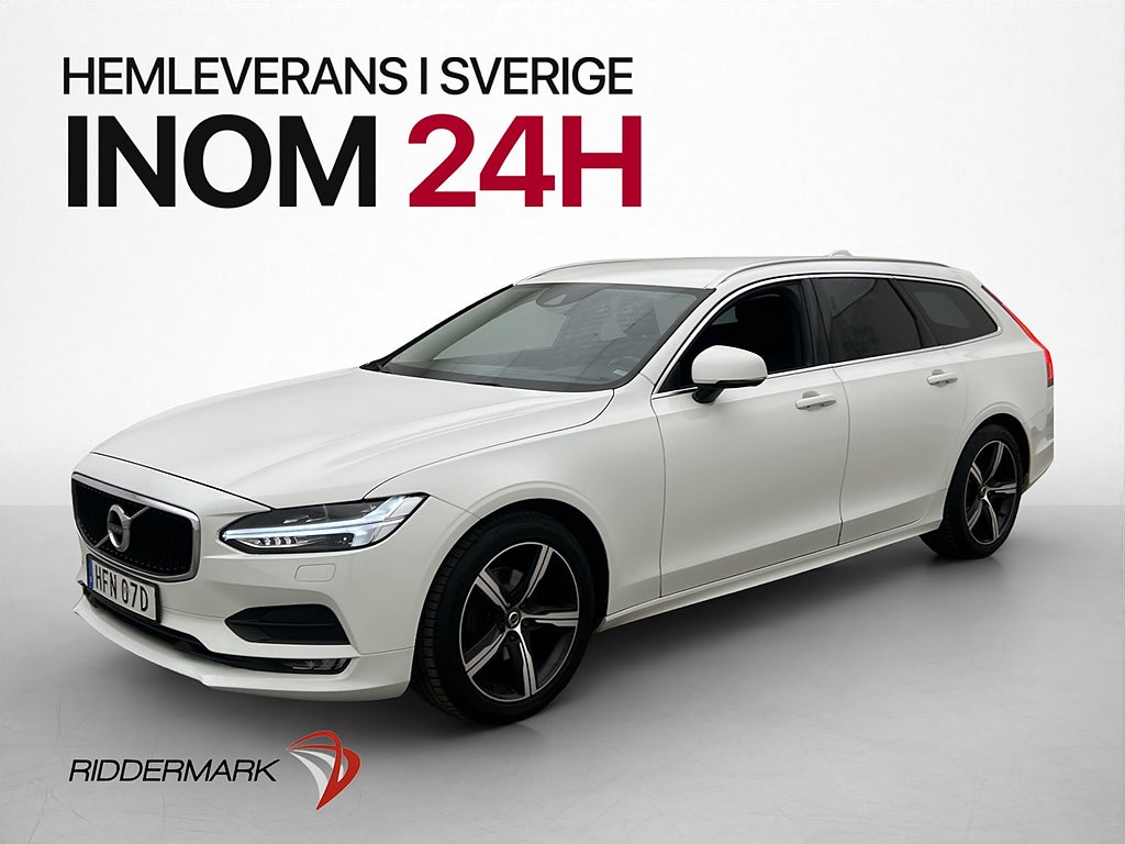 Volvo V90 D4 Advanced Navi D-Värm Carplay Halvskinn Drag