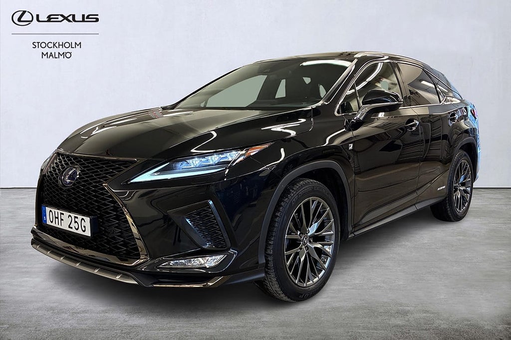 Lexus RX 450h AWD F Sport 313hk Drag Panorama 360° HUD Navi Skinn