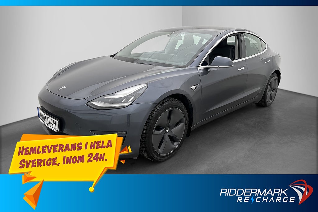 Tesla Model 3 Long Range AWD Autopilot Dragkrok Sv.Såld MOMS