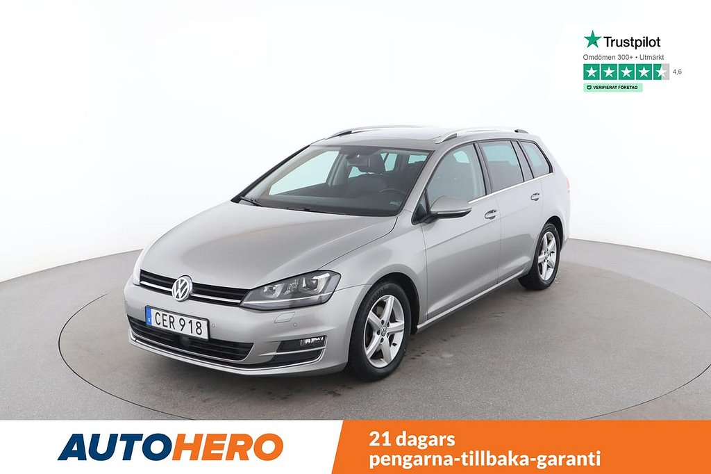 Volkswagen Golf Sportscombi NYSERVAD, Dragkrok, Panorama