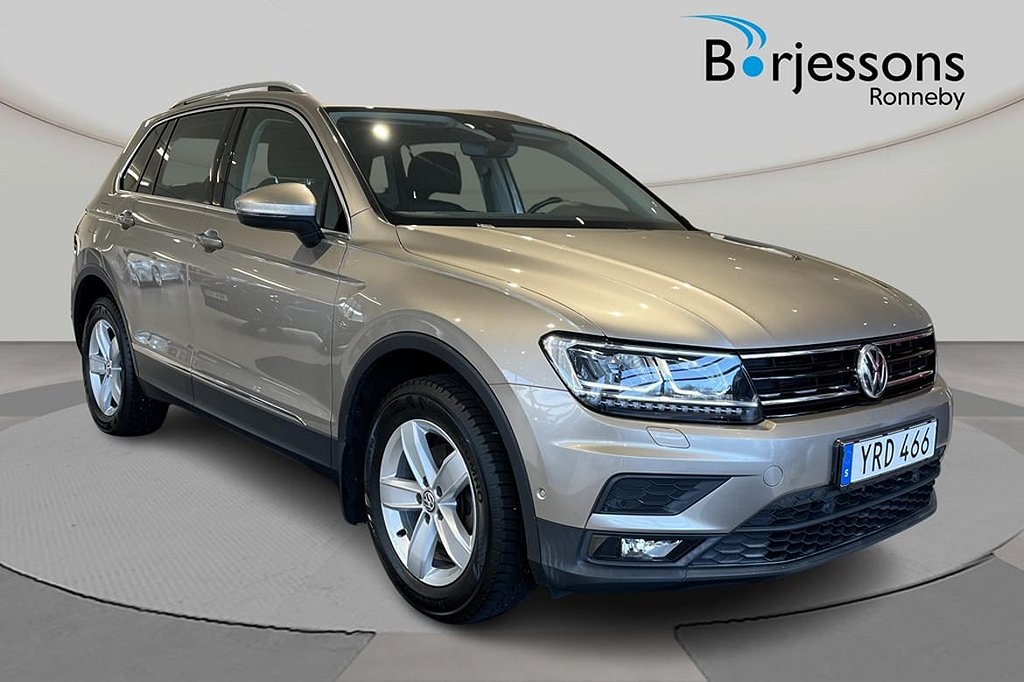 Volkswagen Tiguan 1.4TSI 150HK 4M Drag Soltak Parkvärm