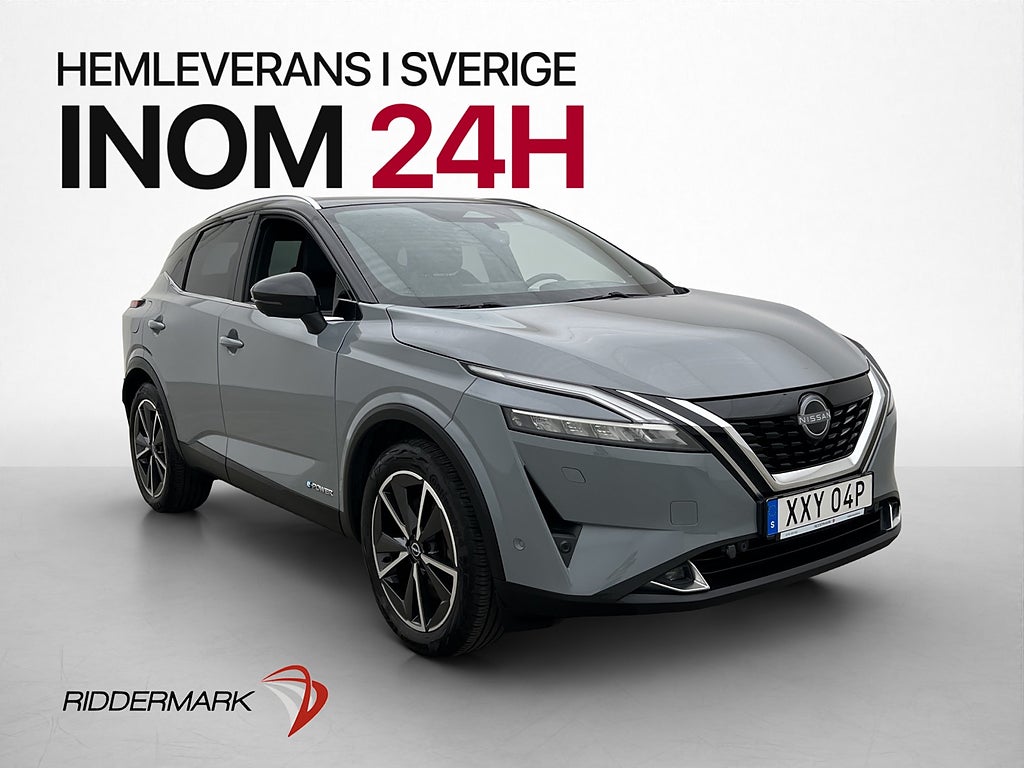 Nissan Qashqai e-POWER Tekna+ Pano Drag 360° Skinn Bose HUD