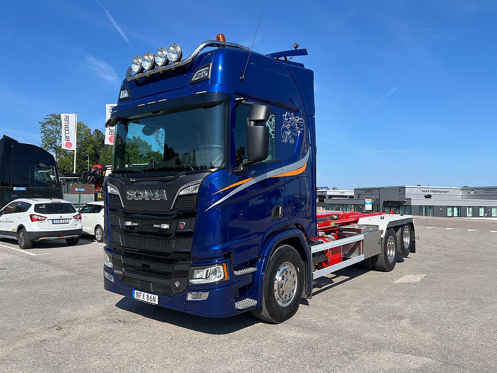 Scania R650 6x2 Lastväxlare, Euro 6