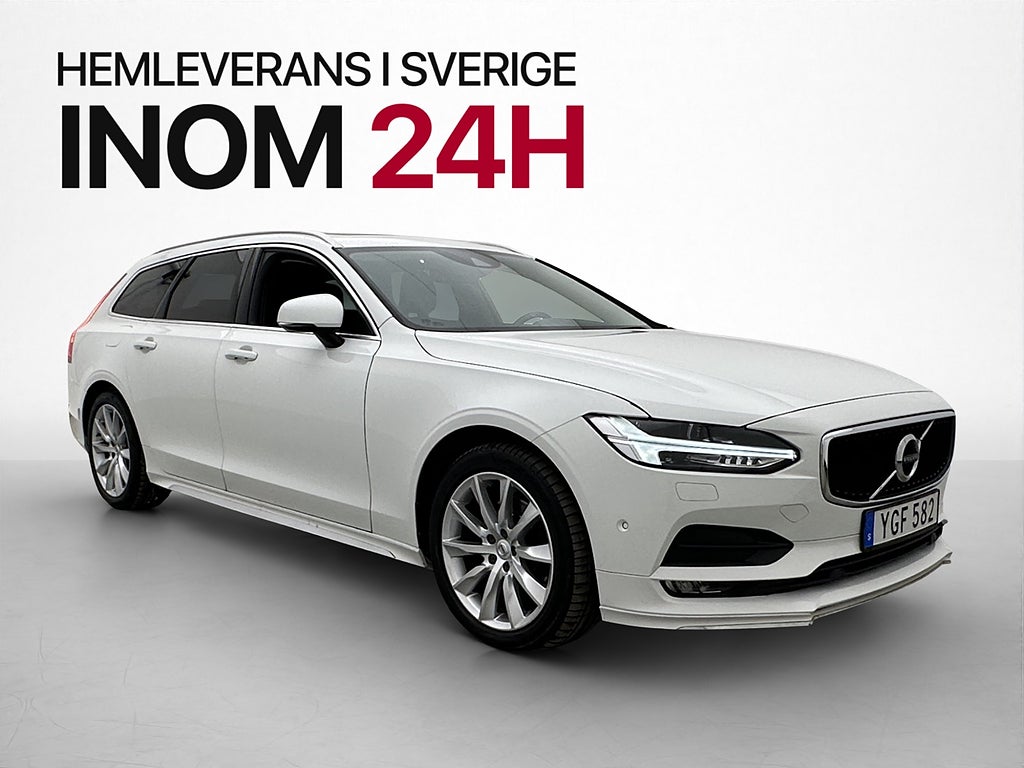 Volvo V90 T5 254hk 190hk Pano Skinn Värm Drag CarPlay BLIS