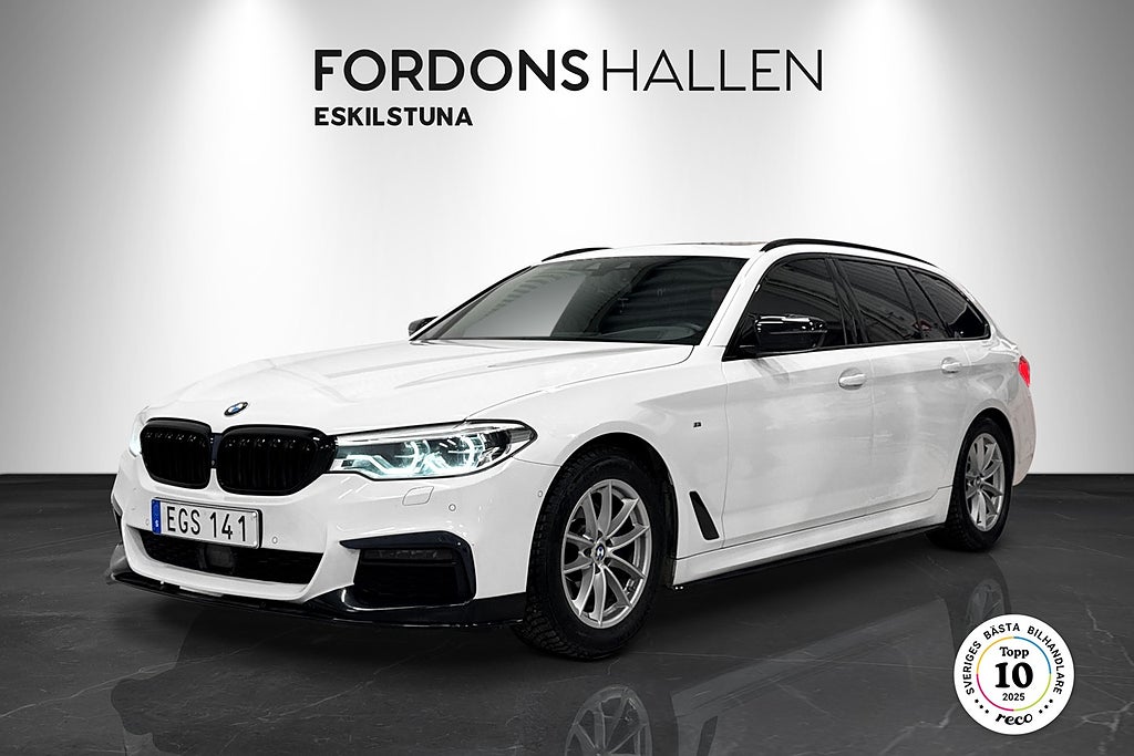 BMW 520d xDrive M Sport /Panorama /H&K /D-värm /Drag /DA+/HUD