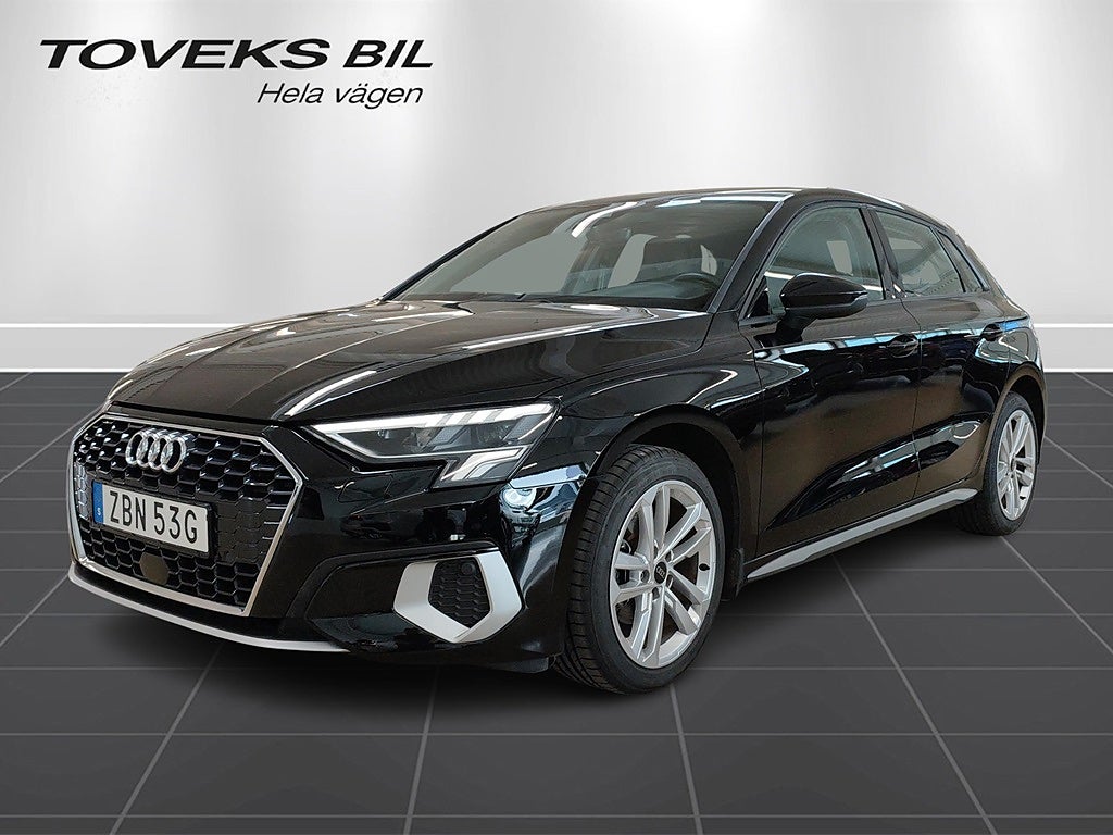 Audi A3 150 hk S-Tronic LED-strålkastare Apple Carplay