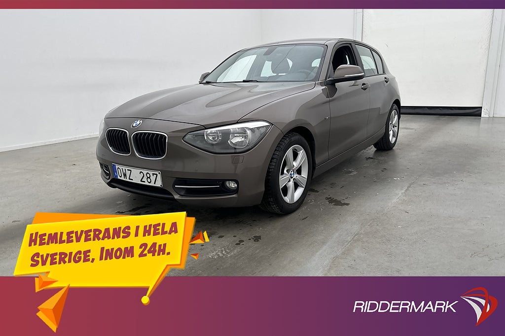 BMW 118 D Steptronic 143hk Sport line P-Sensorer Keyless