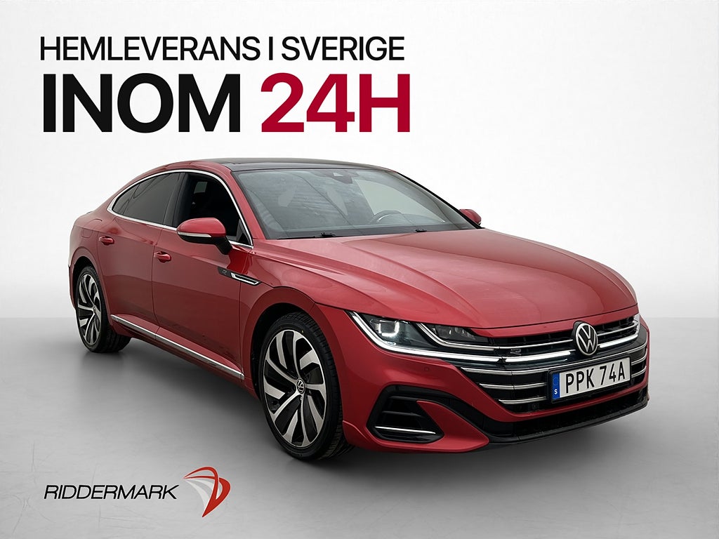 Volkswagen Arteon TDI 4M R-Line Cockpit Pano H/K Värm Drag