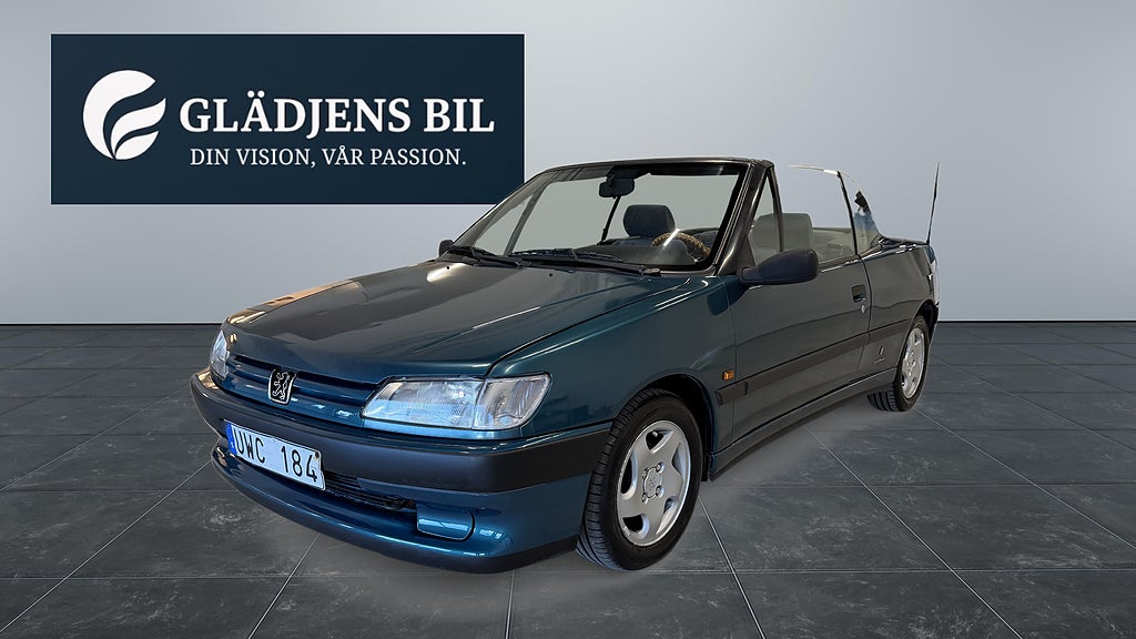 Peugeot 306 Cabriolet 1.8 101Hk 1996 Nybesiktad Nyservad