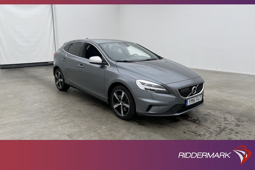 Volvo V40 D2 120hk R-Design VOC Värm Kamera Navi BLIS Drag