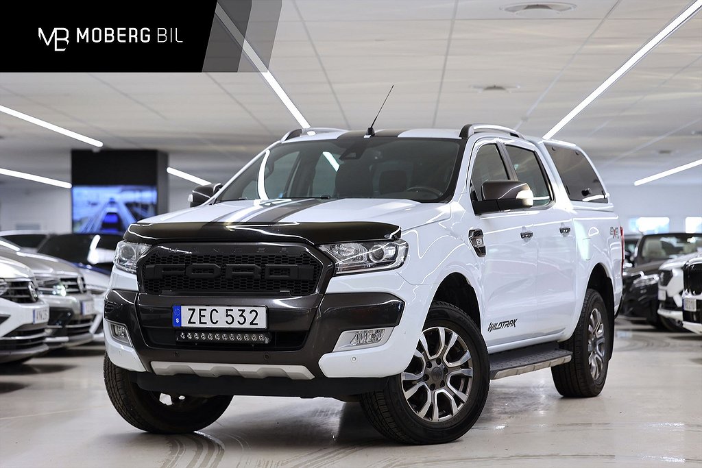 Ford ranger 3.2 TDCi 4x4 200hk Wildtrack Kåpa Värmare 4,95% Vinterkam