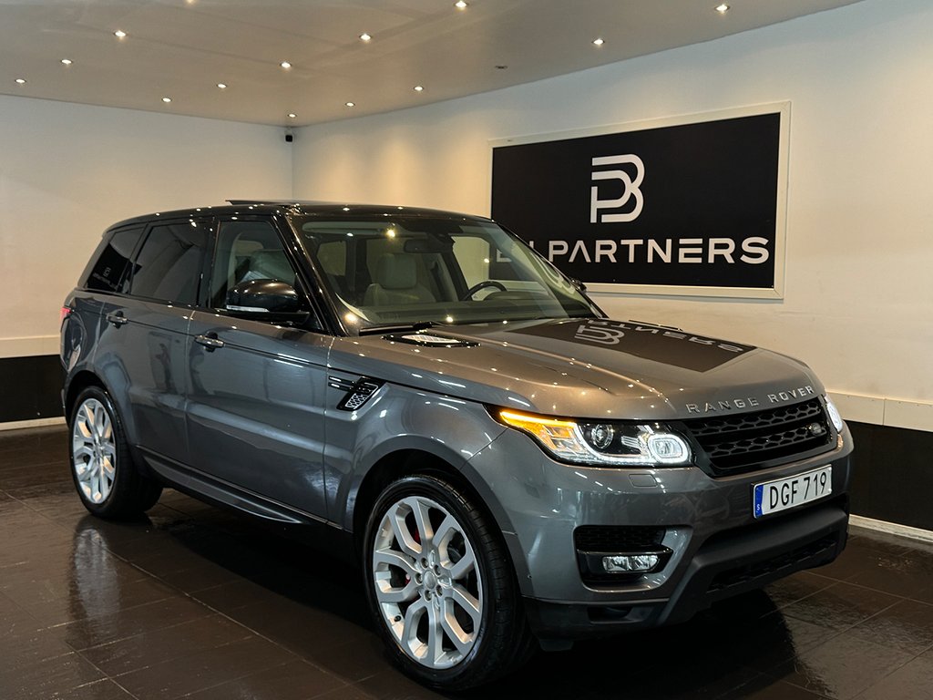 Land Rover Range Rover Sport 3.0 SDV6 4WD-2ägare-Sv Såld-292hk