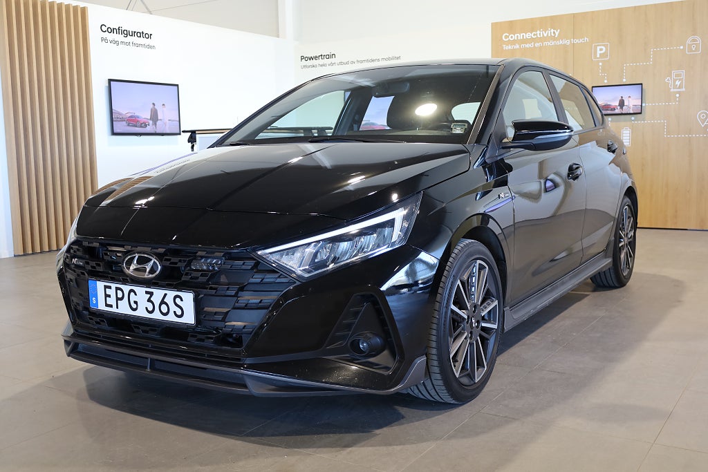 Hyundai i20 1,0 T-GDI iMT 48V MHEV N-Line 120hk Keyless Kamera