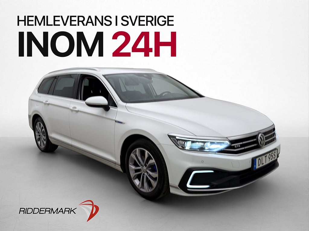 Volkswagen Passat 1.4TSI GTE 218hk Adaptiv-f Värmare CarPlay