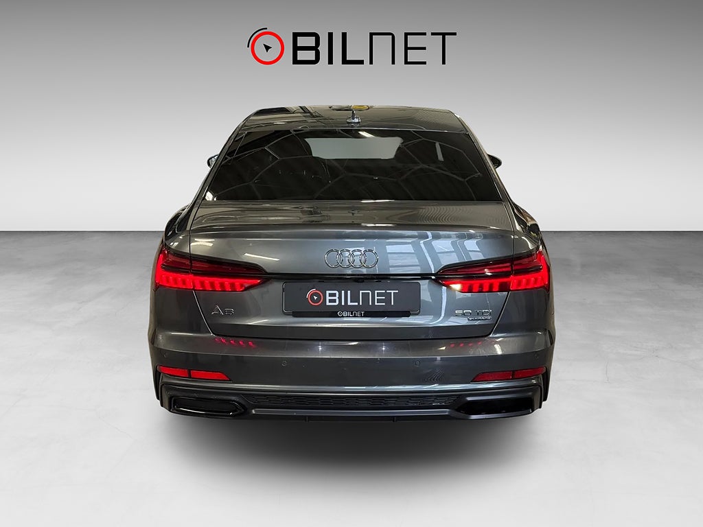 Audi A6 Sedan 50 TDI Q 286hk S-Line 20" HD-Matrix B&O El-Stolar