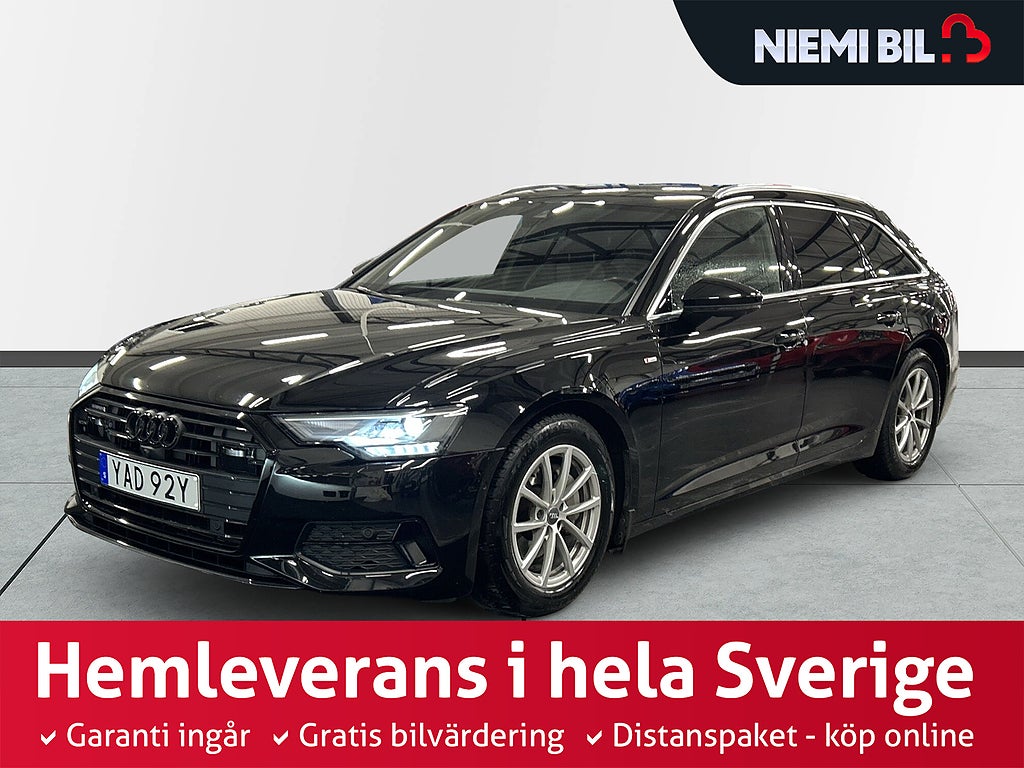 Audi A6 40 TDI Quattro S Tronic Sport S&V-hjul/Navi/360kam/Drag/Dvärm