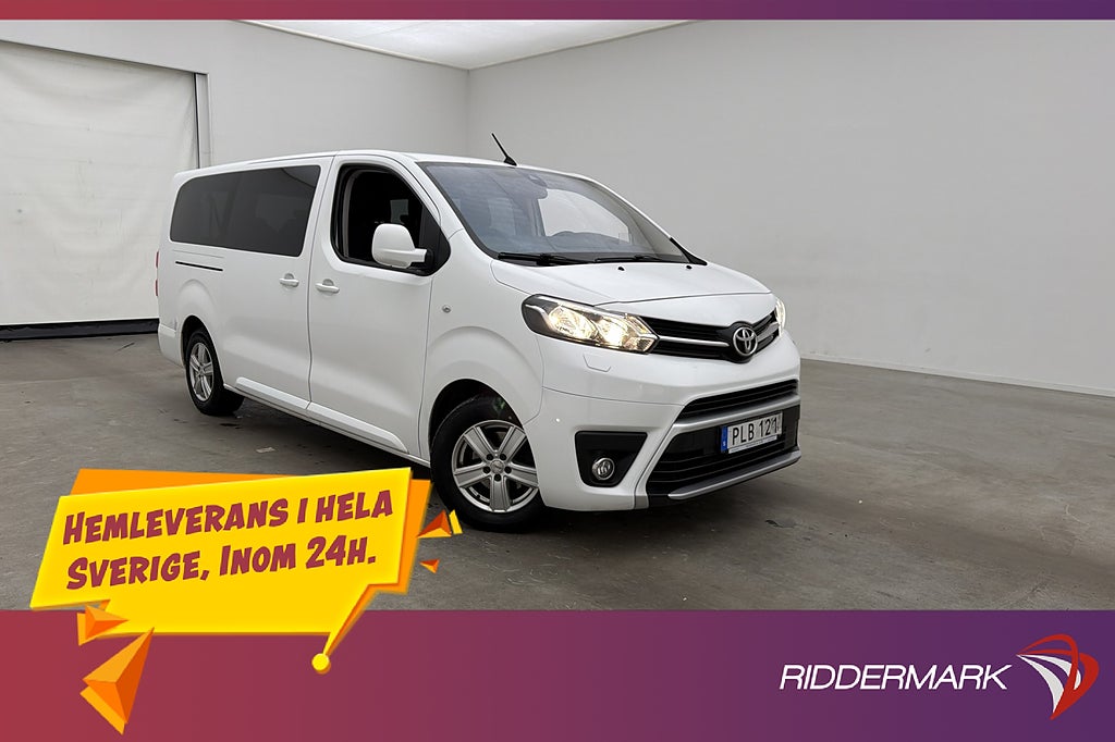 Toyota Proace Verso ExtraLång 1.6D Ny-Kamrem HUD PDC 9-Sits