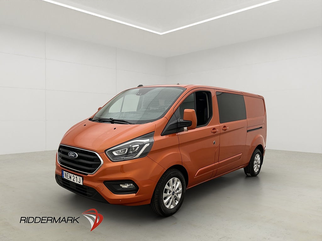 Ford transit-custom CrewVan L2 Värmare Leasing Drag  CARPLAY
