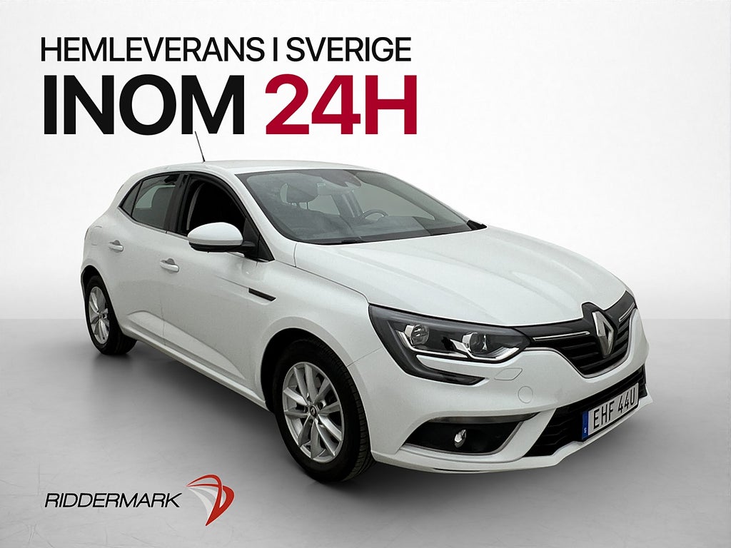 Renault Mégane 1.3 TCe 140hk Zen P-Sensorer Navi Bluetooth