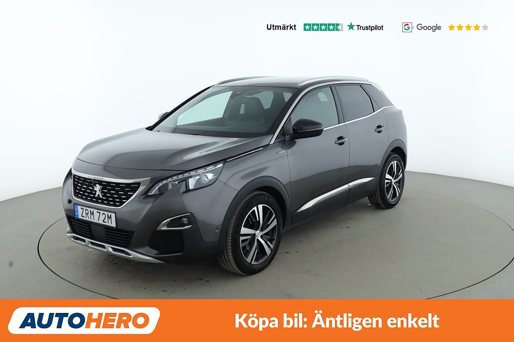 Peugeot 3008 2.0 Blue-HDi GT Line / Backkamera, Dragkrok