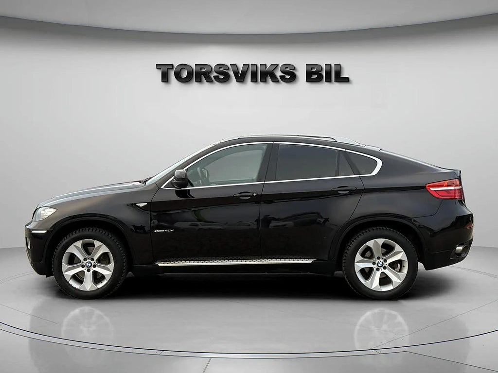 BMW X6 xDrive40d Steptronic Dieselvärmare Skinn Navi Backkamera  - miniatyr 3