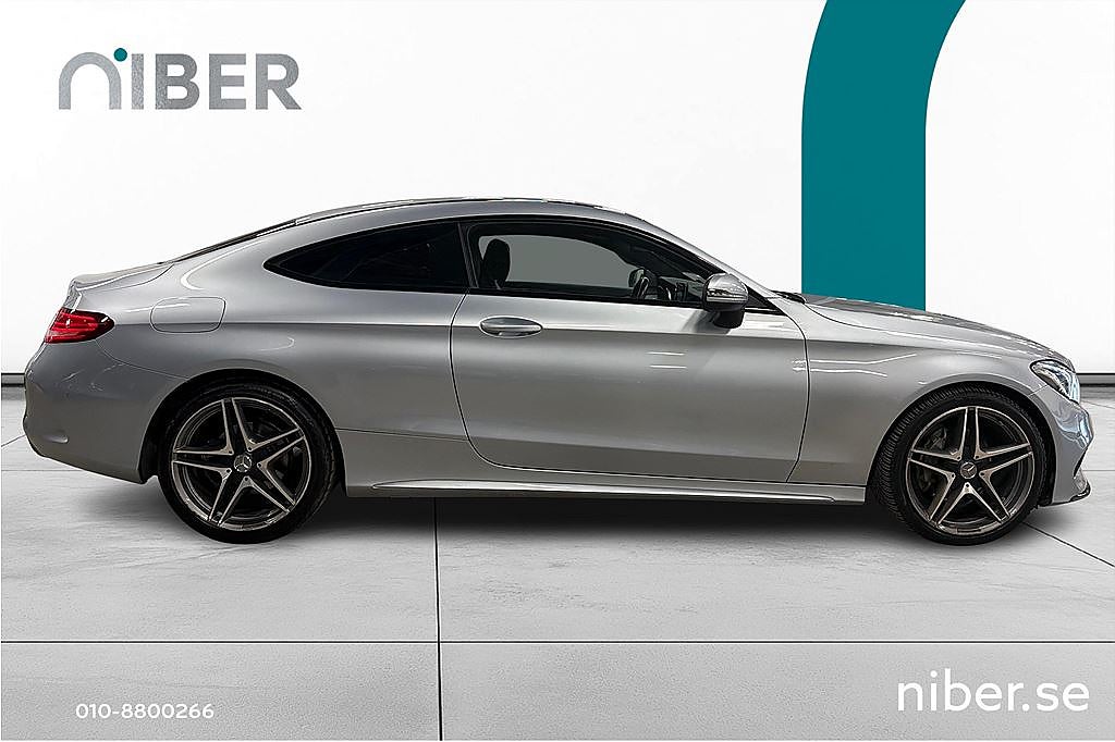 Mercedes-Benz C 220 d Coupé 9G, AMG, Värmare, Burmeister